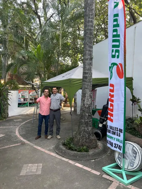 Stand de Agro Supply en el área de expositores