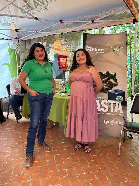 Stand de Syngenta en el área de expositores
